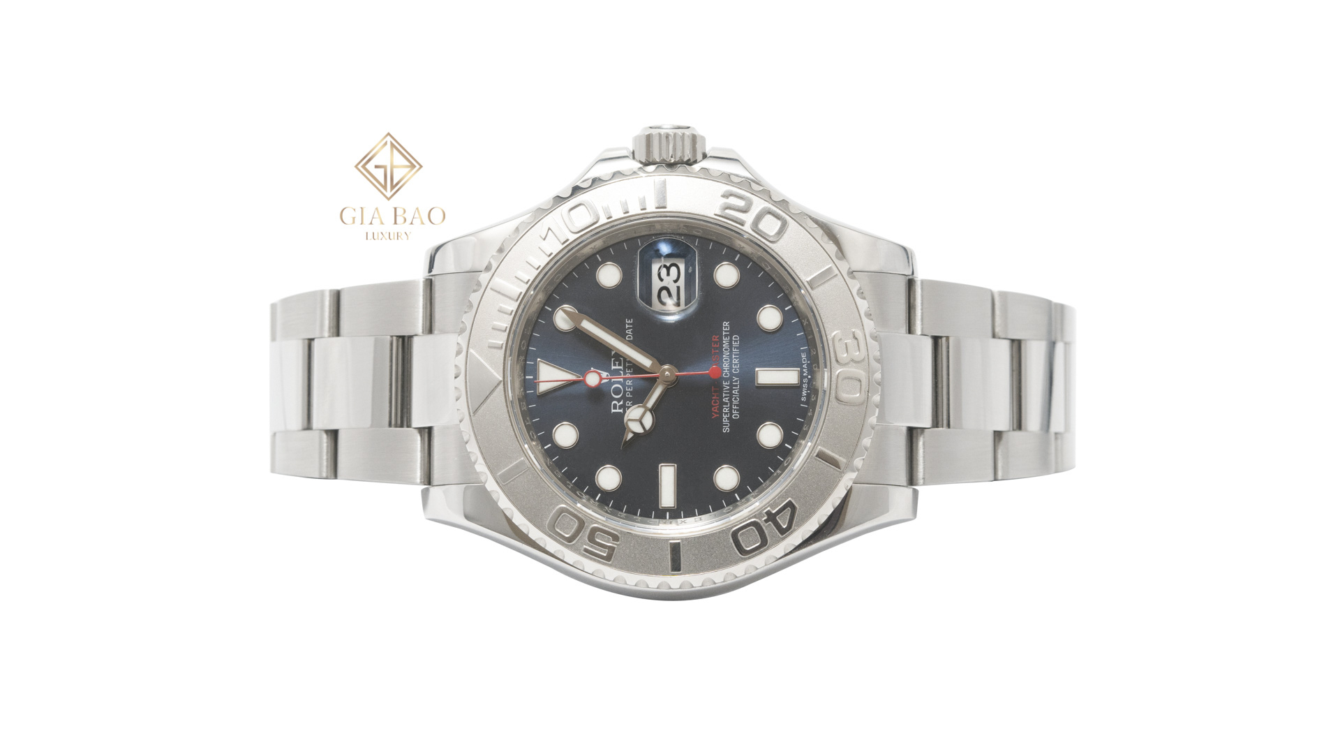 Đồng Hồ Rolex Yacht-Master 116622 Mặt Số Xanh