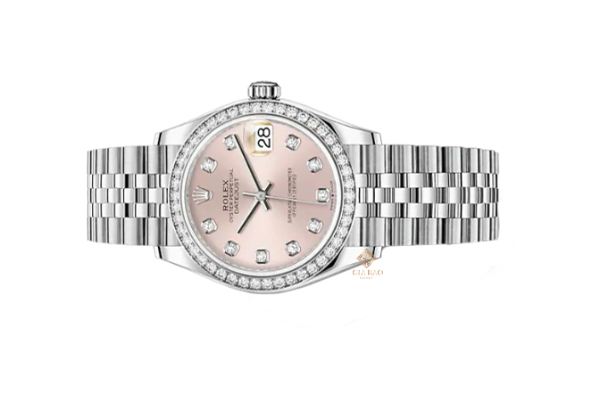 Đồng Hồ Rolex Datejust 31 278384RBR Mặt Số Hồng Cọc Số Kim Cương