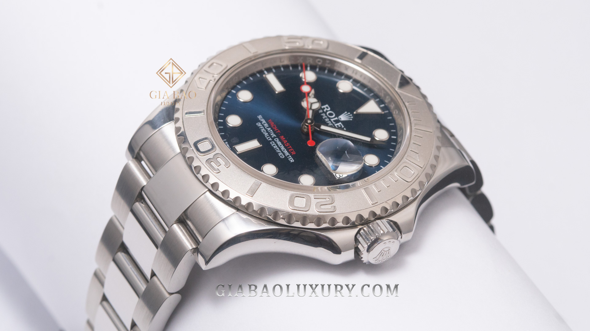 Đồng Hồ Rolex Yacht-Master 116622 Mặt Số Xanh