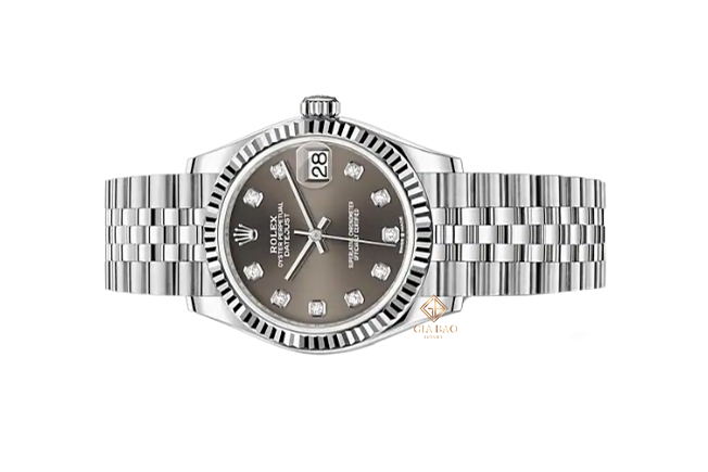 Đồng Hồ Rolex Datejust 278274 Mặt Số Xám Cọc Số Kim Cương