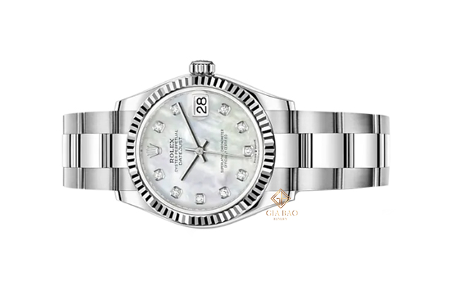 Đồng Hồ Rolex Datejust 278274 Mặt Số Vỏ Trai Dây Đeo Oyster