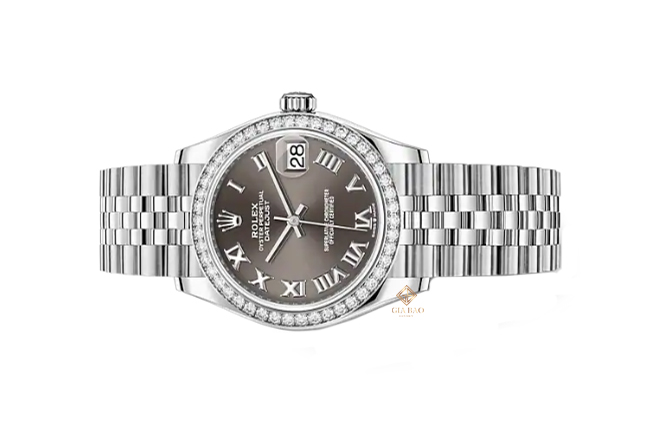 Đồng Hồ Rolex Datejust 31 278384RBR Mặt Số Xám Cọc Số La Mã