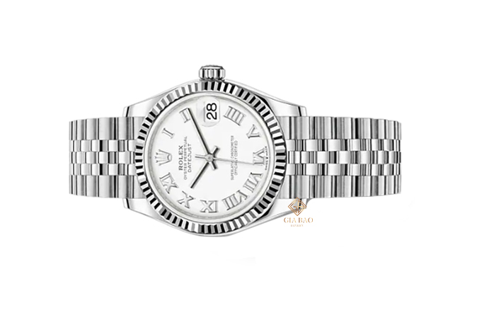 Đồng Hồ Rolex Datejust 278274 Mặt Số Trắng Cọc Số La Mã