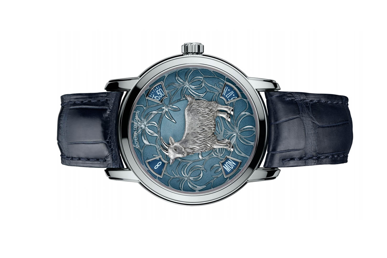 Đồng Hồ Vacheron Constantin Métiers d'Art Year of the Goat Platinum 86073/000P-9890