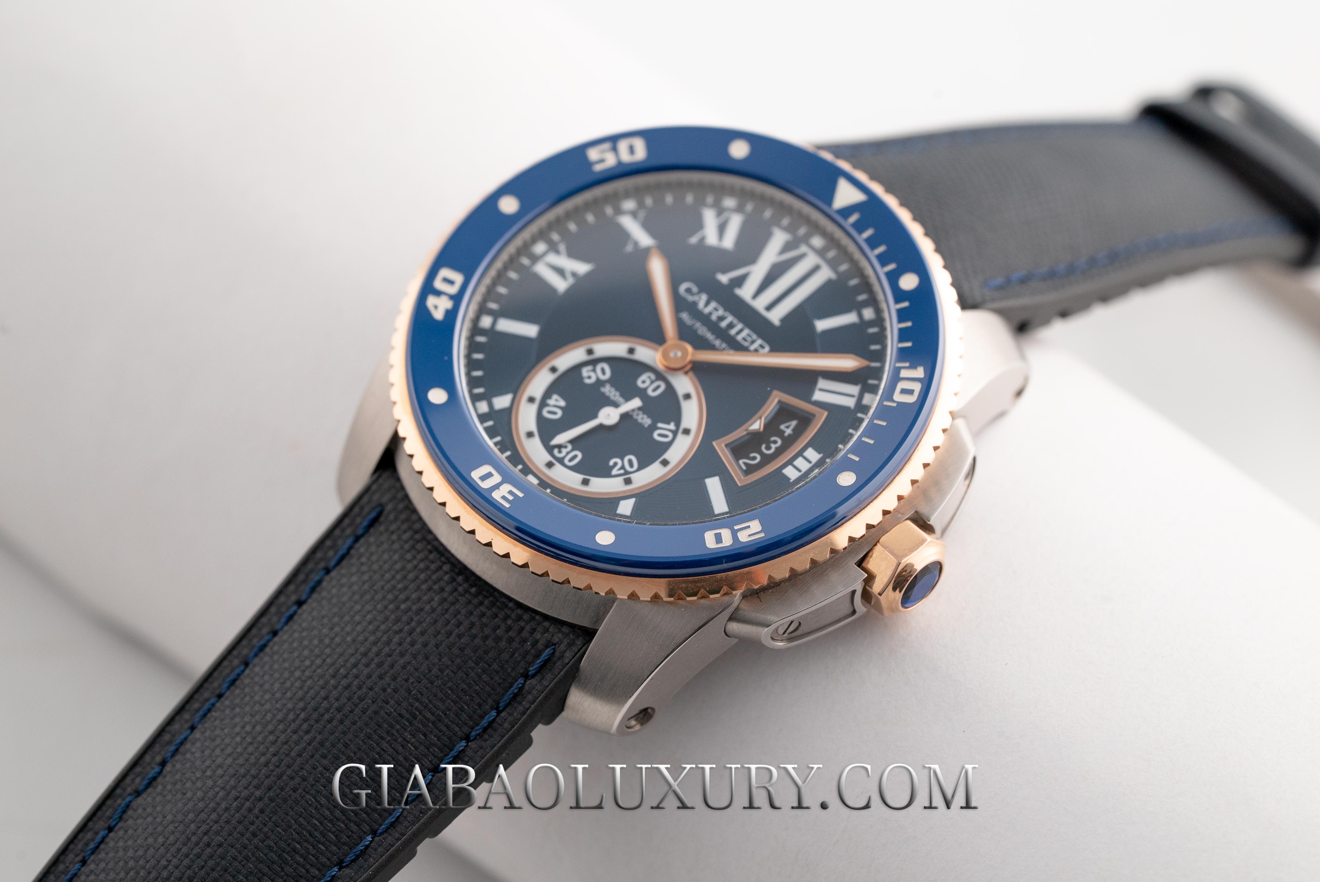 cartier diver blue