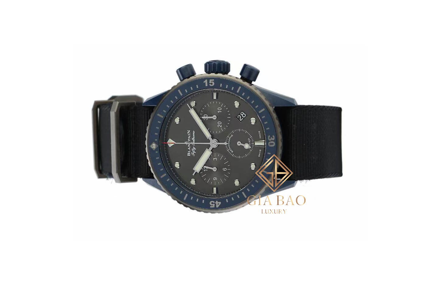 Đồng hồ Blancpain Fifty Fathoms Bathyscaphe Chronographe Flyback Ocean Commitment 5200-0310-NAG A