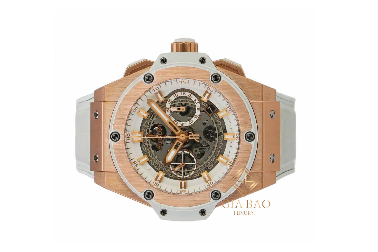 Đồng Hồ Hublot King Power Skeleton 701.OE.0128.GR