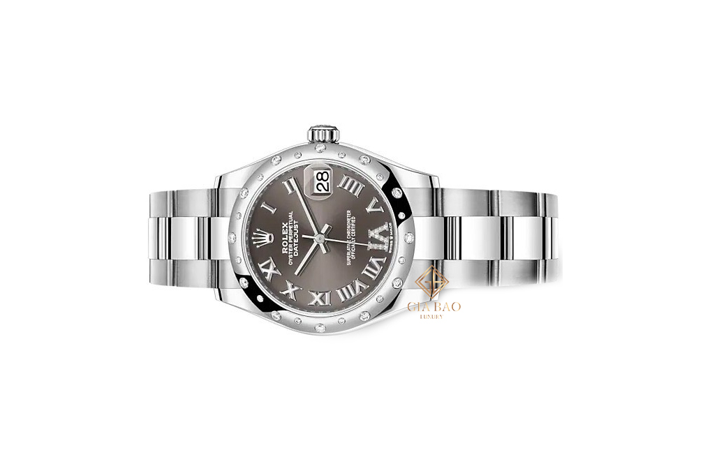 Đồng Hồ Rolex Datejust 31 278344RBR Mặt Số Xám Cọc Số La Mã Dây Đeo Oyster