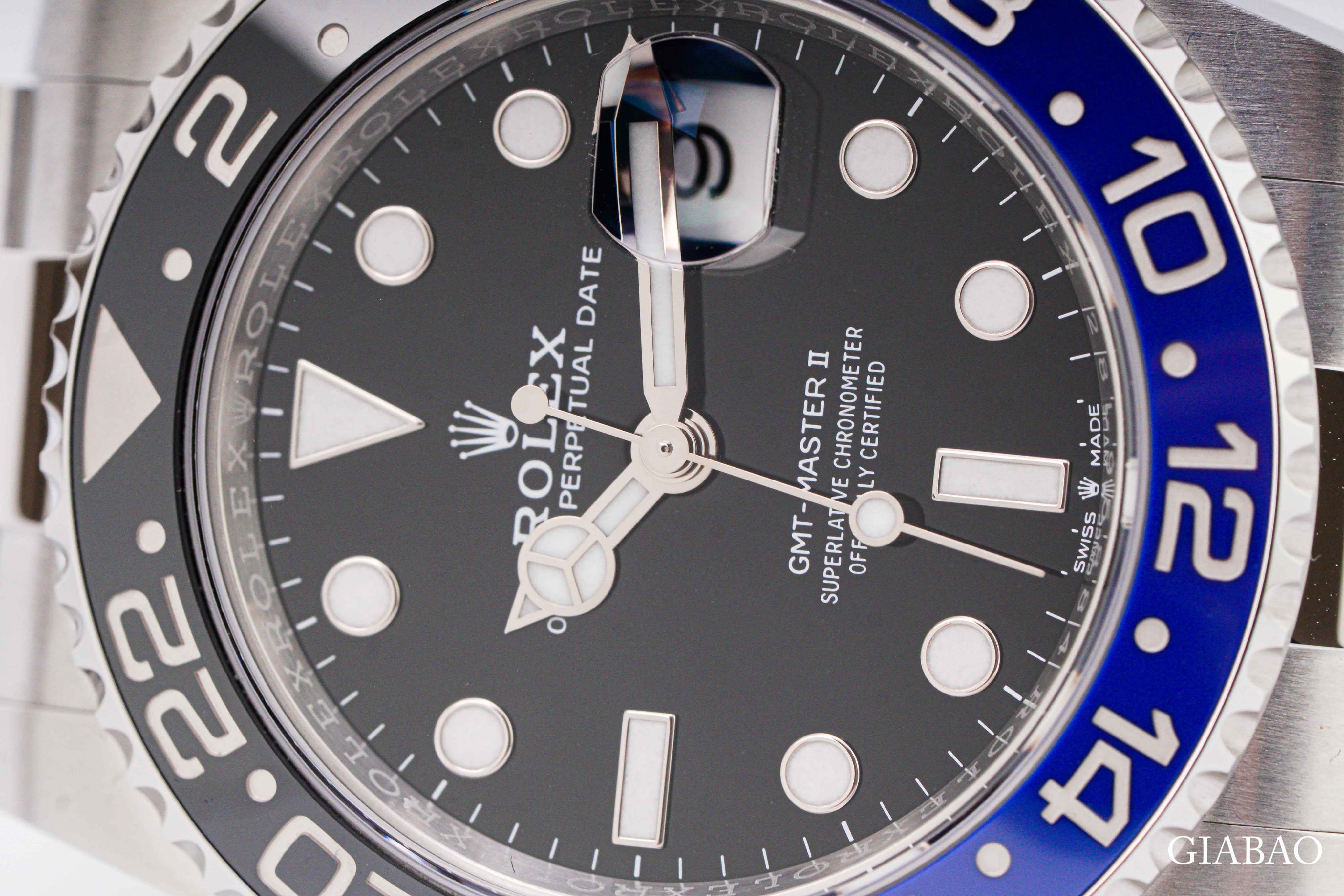 Đồng Hồ Rolex GMT-Master II 126710BLNR Dây Đeo Oyster