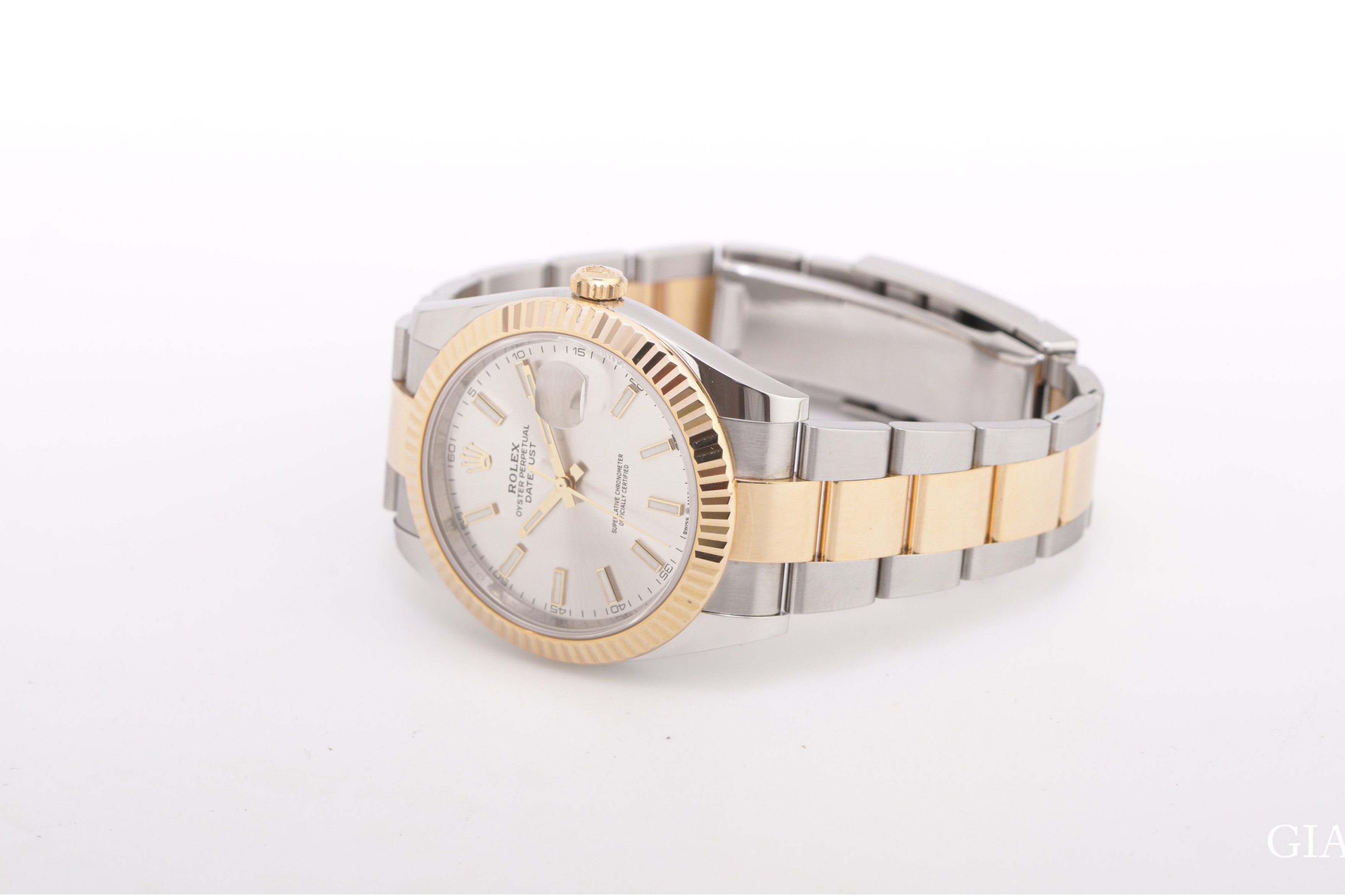 Đồng Hồ Rolex Datejust 41 126333 Mặt Số Bạc Cọc Số Dạ Quang Dây Đeo Oyster