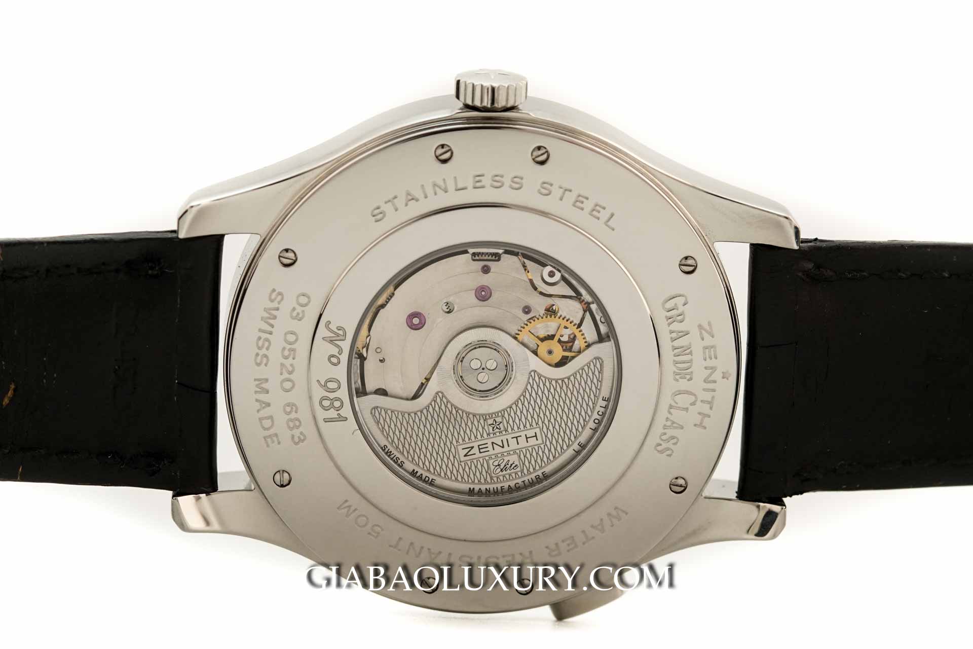 Đồng Hồ Zenith Grand Class Elite Dual Time 44MM 03.0520.683