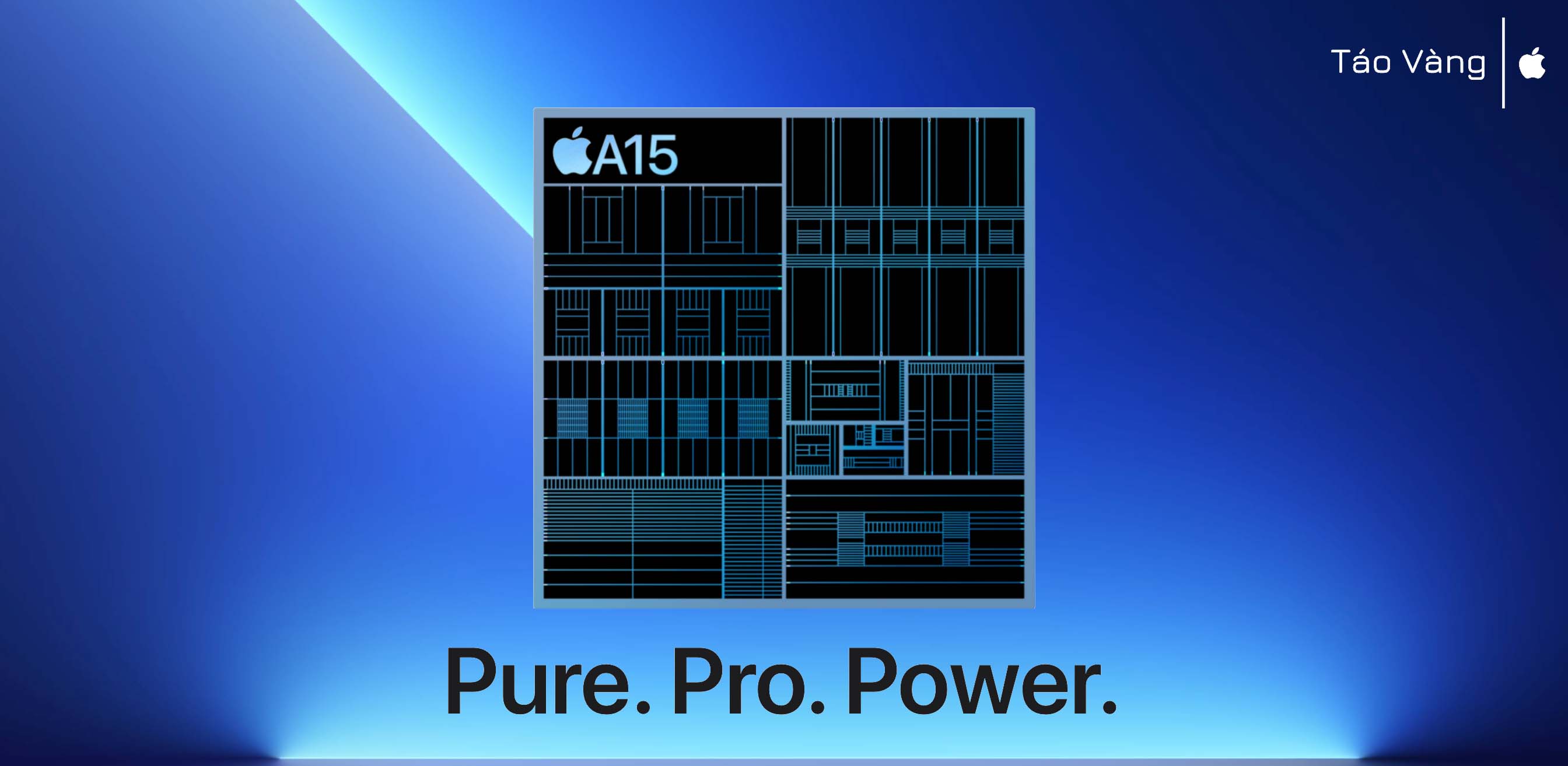 Chip Apple A15 bionic , 5nm , 15 tỷ bóng bán dẫn trên iPhone 13 và iPhone 13 Pro