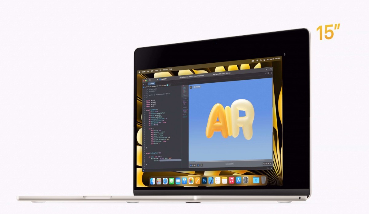 Apple ra mắt MacBook Air 15 inch siêu mỏng nhẹ, mạnh "12 lần so với MacBook Air chip Intel nhanh nhất"