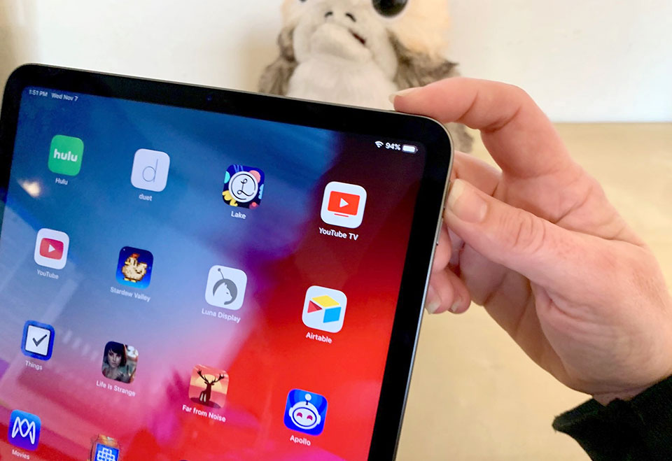 Cách chụp ảnh màn hình trên iPad Pro 2018