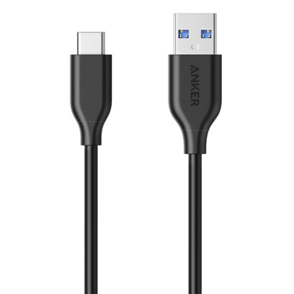 Cáp Anker PowerLine USB-C ra USB-A 3.0 - 1.8m - Black