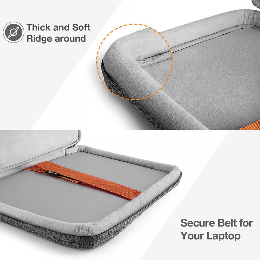 Túi Chống Sốc TOMTOC Spill-resistant MBP 15'' New Gray ( A22-D01G02)