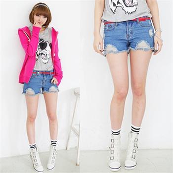 Quần Short Jean rách