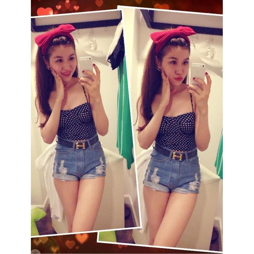 Quần Short Jean rách