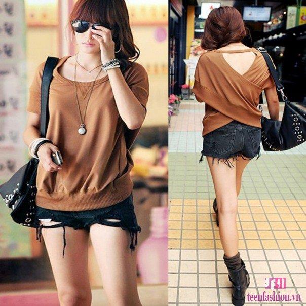 Quần Short Jean rách