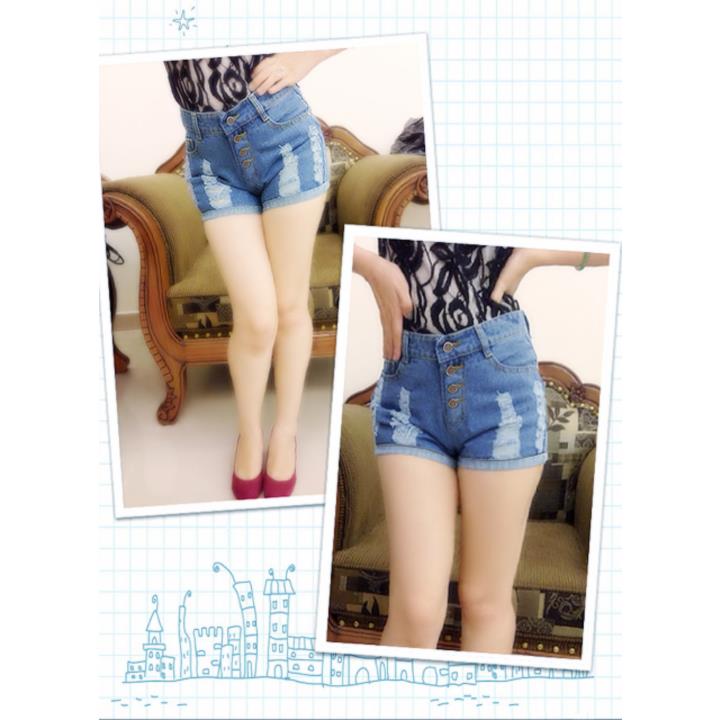 Quần Short Jean rách
