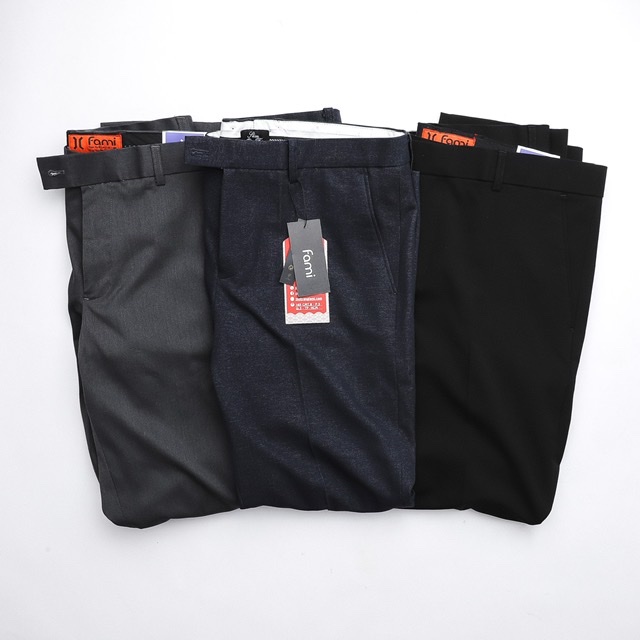 Quần âu màu xám slinfit Fami, có bigsize