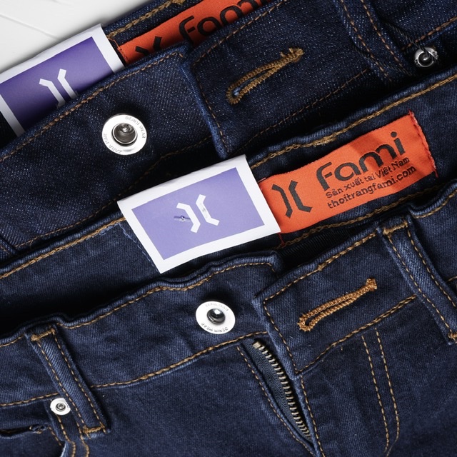 Quần jean Fami Đen slimfit, có bigsize