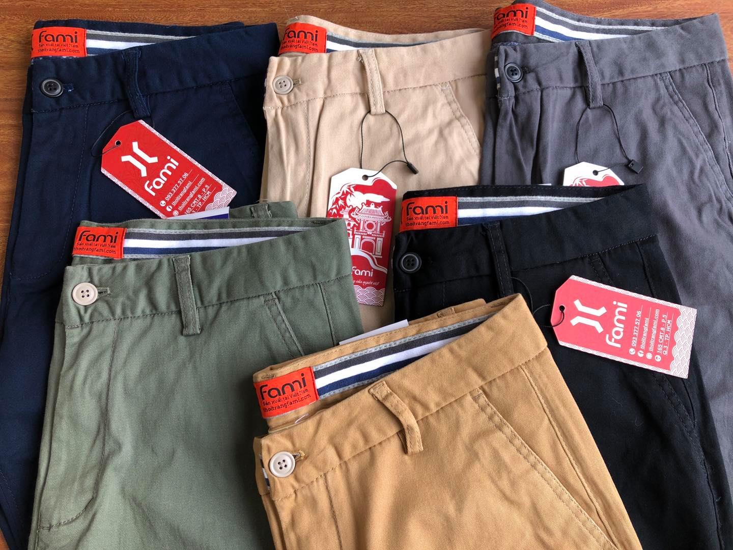 Quần shorts kaki CAROLLA Bermuda slimfit , có bigsize