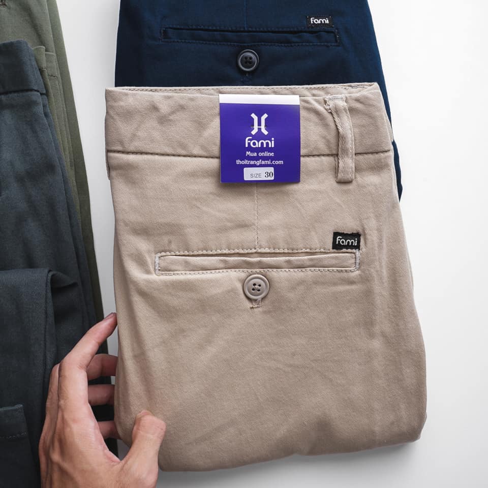 Bảng màu Quần kaki dàiThời Trang CAROLLAslimfit chinos Mẫu mới , có bigsize