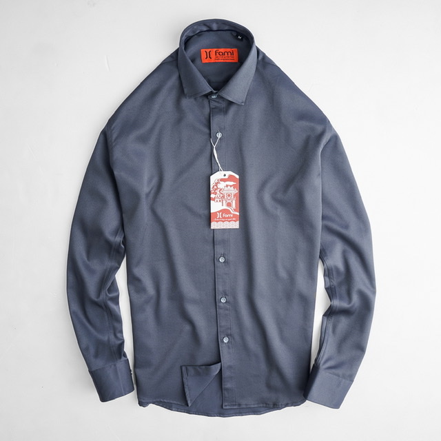 Sơ mi dài tay Nam gân chéo, có bigsize