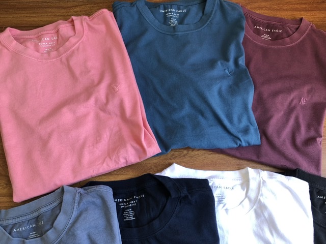 Áo thun trơn American Eagle