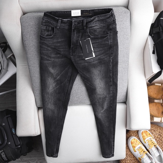Quần jean Zara wash rách mẫu mới