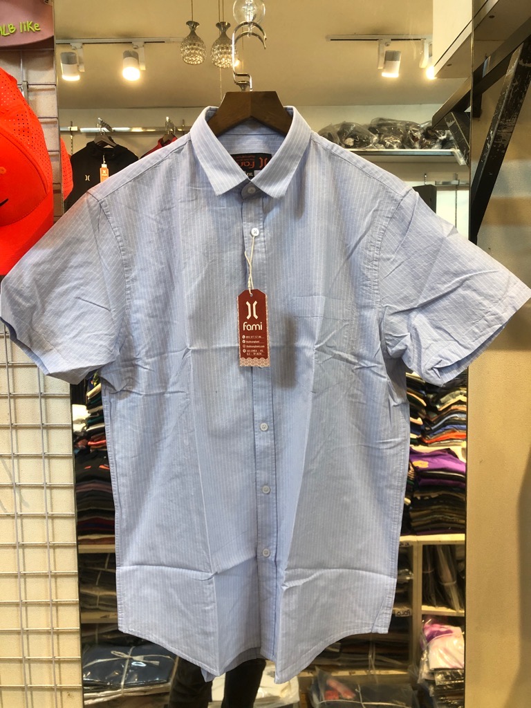 Sơmi linen ngắn tay, có bigsize