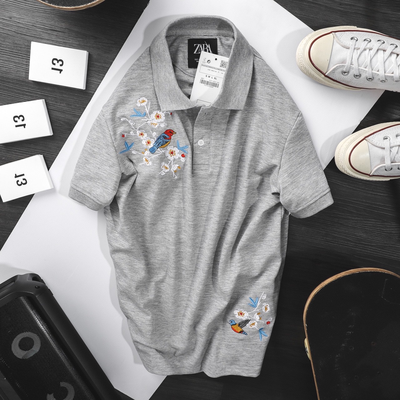 Áo polo thêu cho Nam mẫu mới