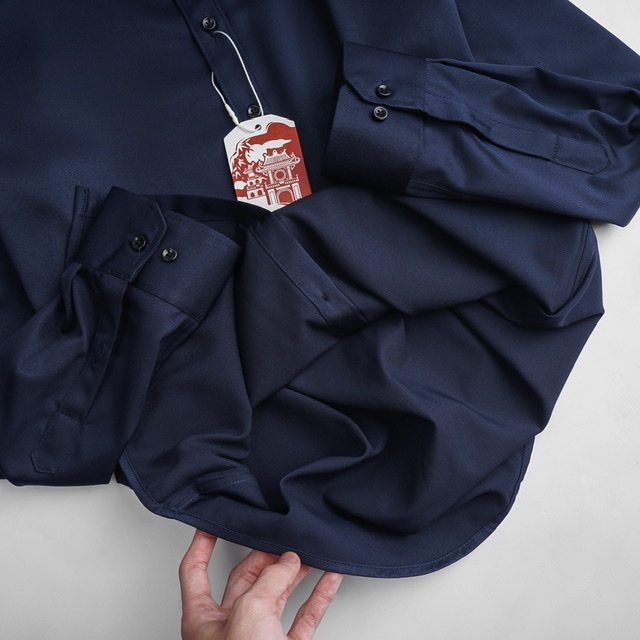 Sơ mi dài tay Nam gân chéo, có bigsize