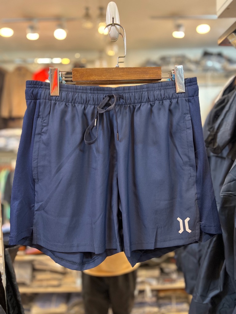 Quần đùi thể thao 2 lớp có lớp bó đùi chạy bộ cầu lông pickleball (có bigsize) - Màu xanh