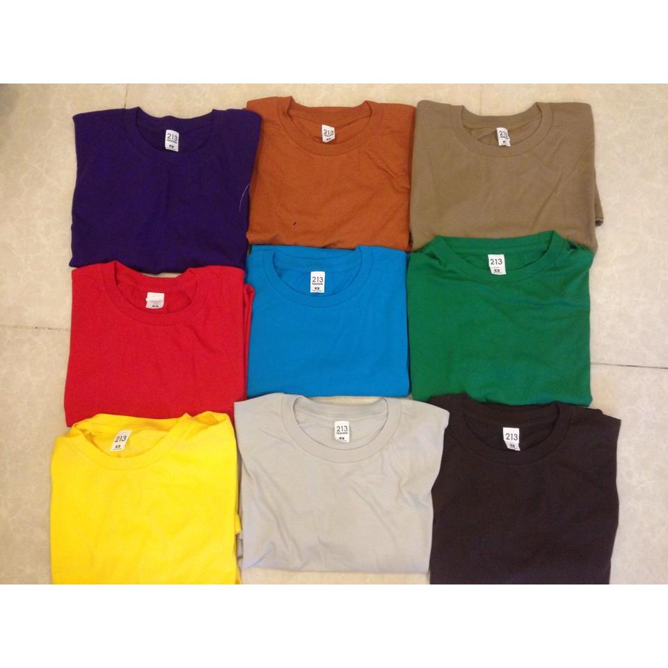 Áo thun trơn nhiều màu