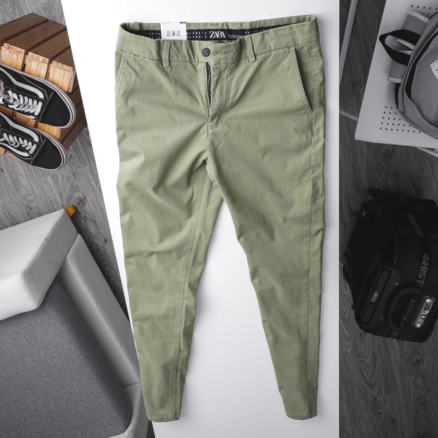 Quần kaki Zara mẫu mới 2021