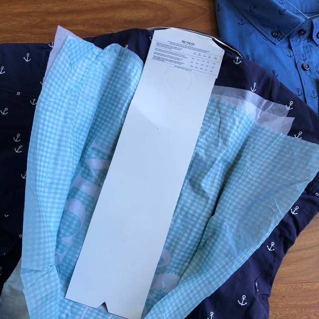 Sơmi ngắn tay McNeal xuất khẩu bigsize