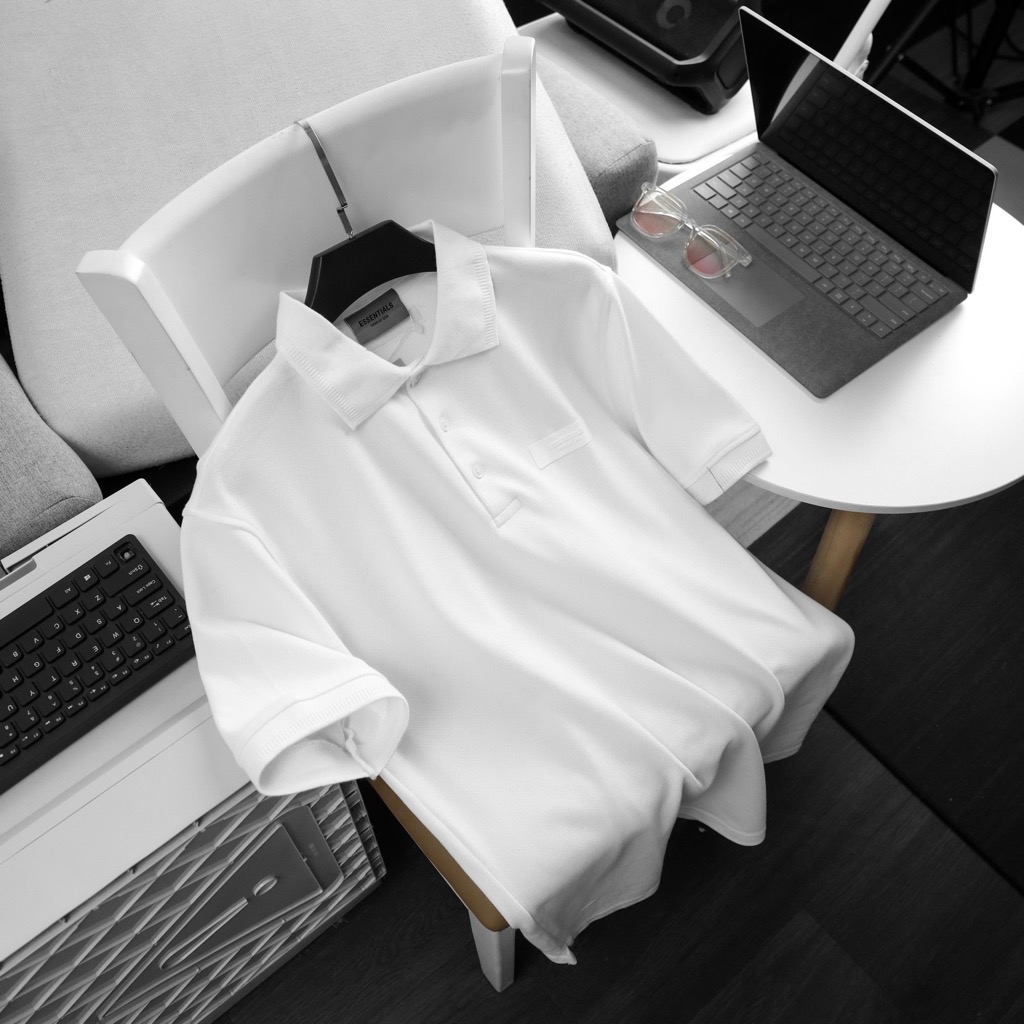 Áo polo Nam Essentials màu đen