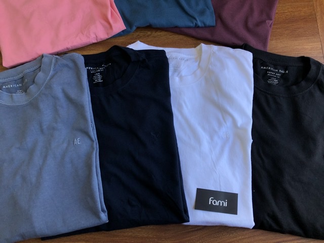 Áo thun trơn American Eagle