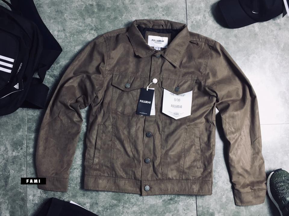 Aó khoác da lộn P&B