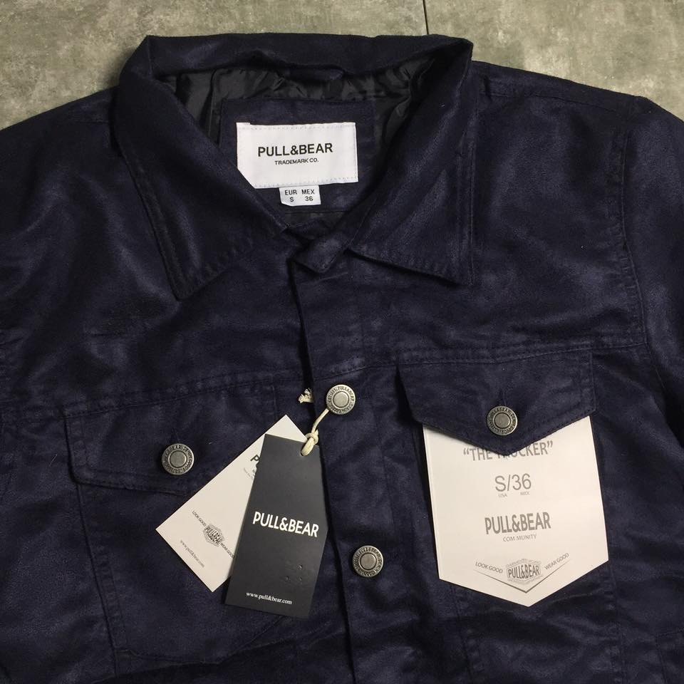 Aó khoác da lộn P&B