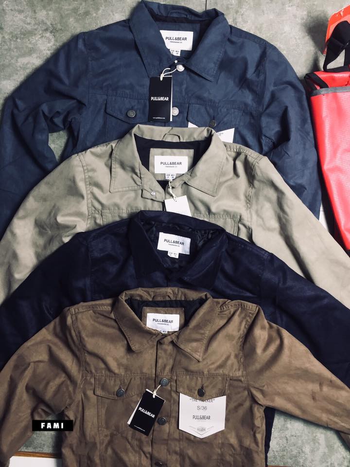 Aó khoác da lộn P&B