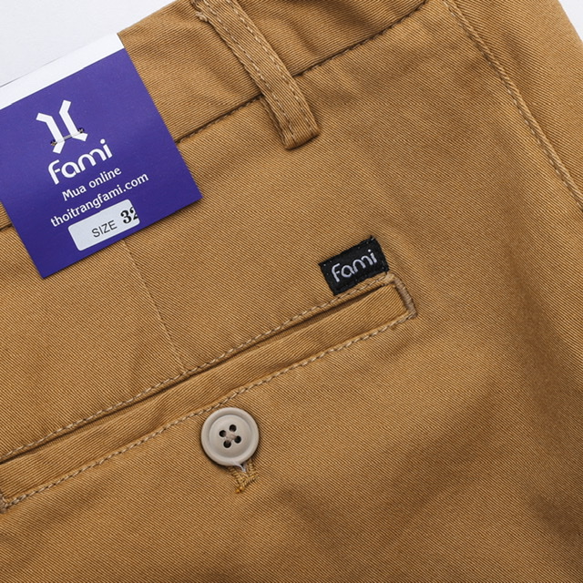 Quần short kaki chinos CAROLLA, có bigsize