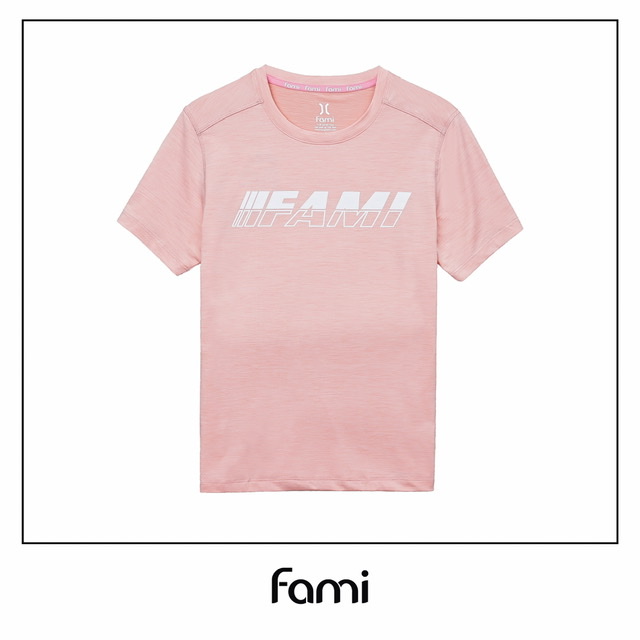 Áo thun thể thao Fami Linear Logo mẫu mới 2020, có bigsize
