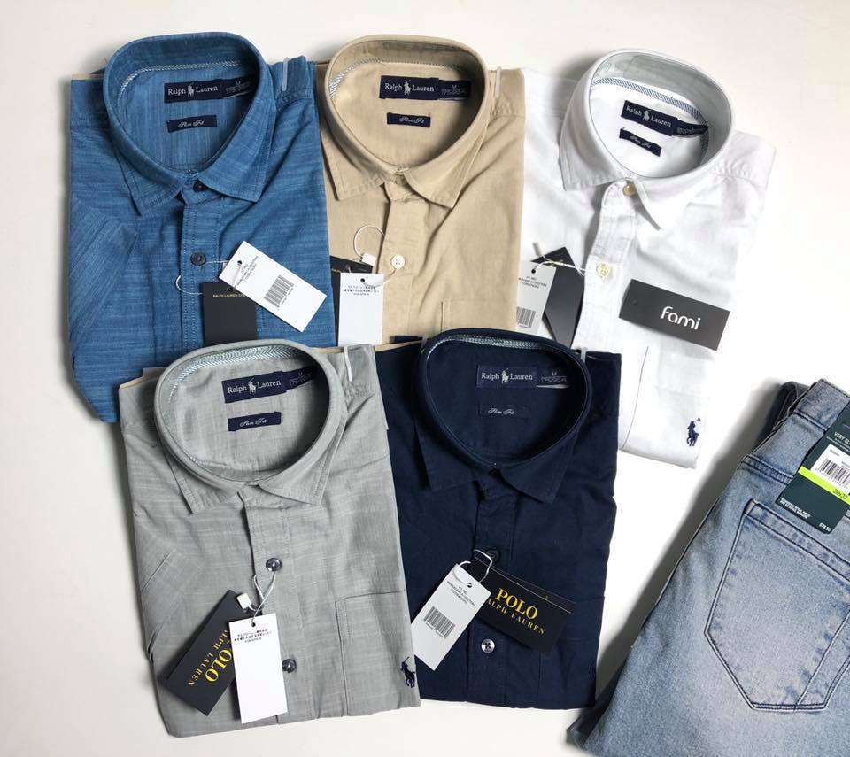 Sơmi ngắn tay linen