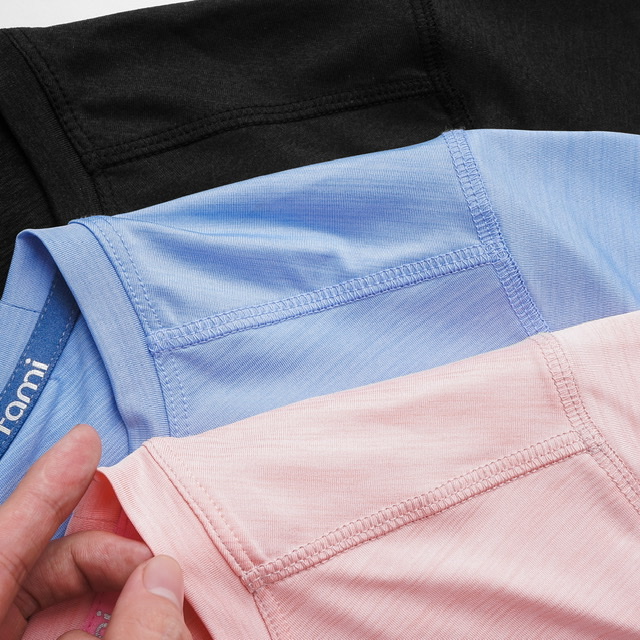 Áo thun thể thaoThời Trang CAROLLALinear Logo mẫu mới 2020, Màu xanh nhạt, có bigsize