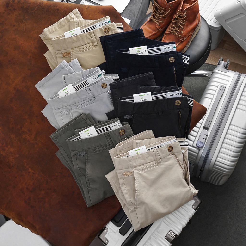 Quần kaki dài Nam Lacoste