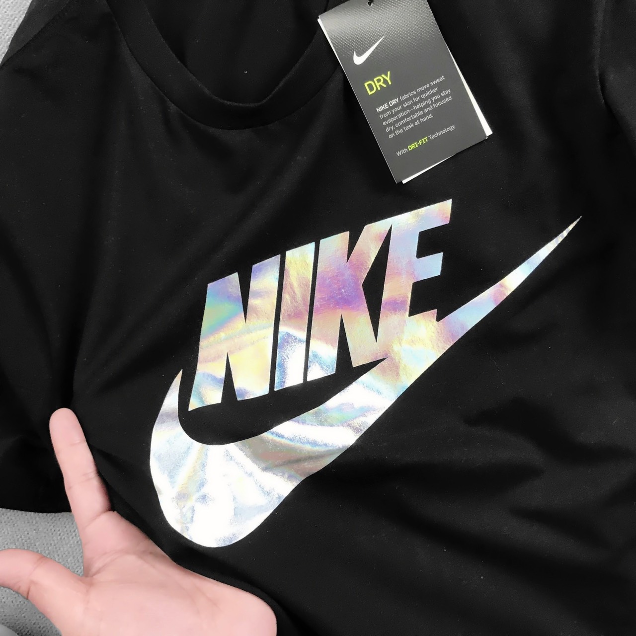 Áo thun Nike coton cao cấp in chuyển màu