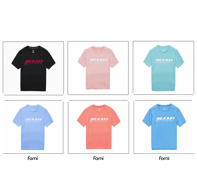 Áo thun thể thao Fami Linear Logo mẫu mới 2020, có bigsize